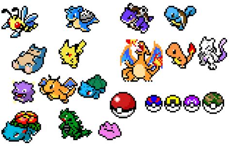 pixel art pokemon|pokemon pixel art list.